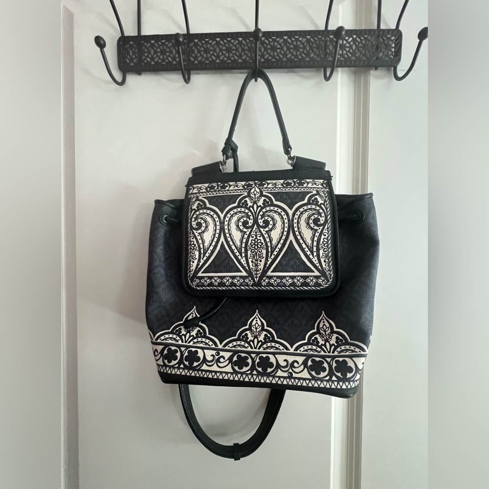 Brighton Black and White Patterned Handbag